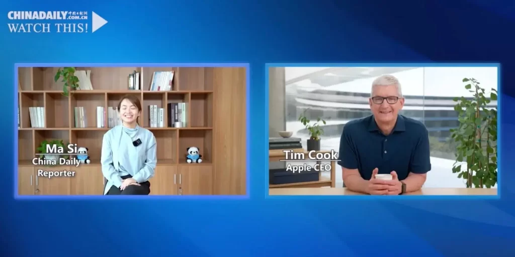 Tim Cook promotes augmented reality technology from Apple